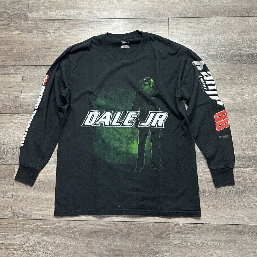 Dale Earnhardt Jr Nascar Long Sleeve T-Shirt Chase Size L Graphic Logo Y2K 2006